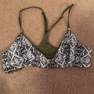 Free People Green Bralette